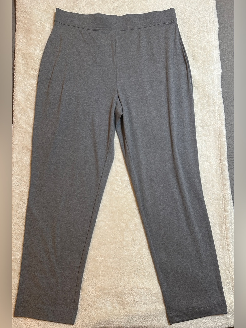 Women's Grey Stretch Pull-On Leggings